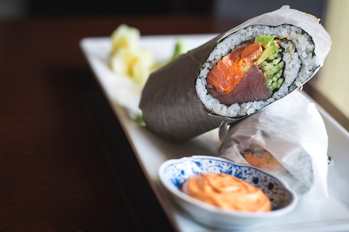 Sushi Burrito at Yoshimatsu (Credit: Jackie Tran)