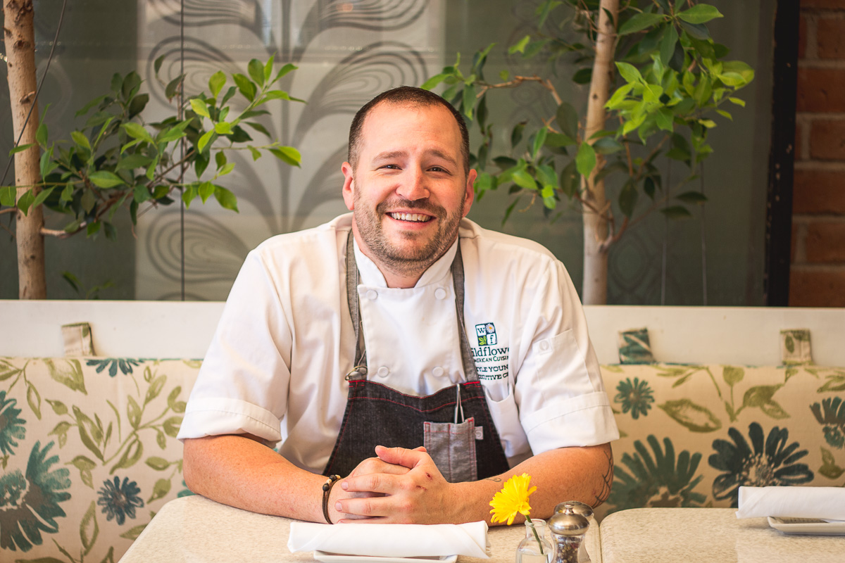 Wildflower American Cuisine executive chef Kyle Young