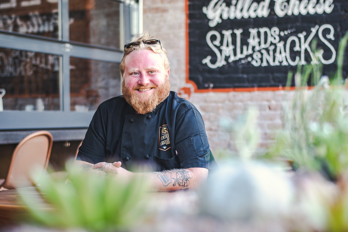 Executive chef Ivor Cryderman at Ten55 Brewing and Sausage House (Credit: Jackie Tran)