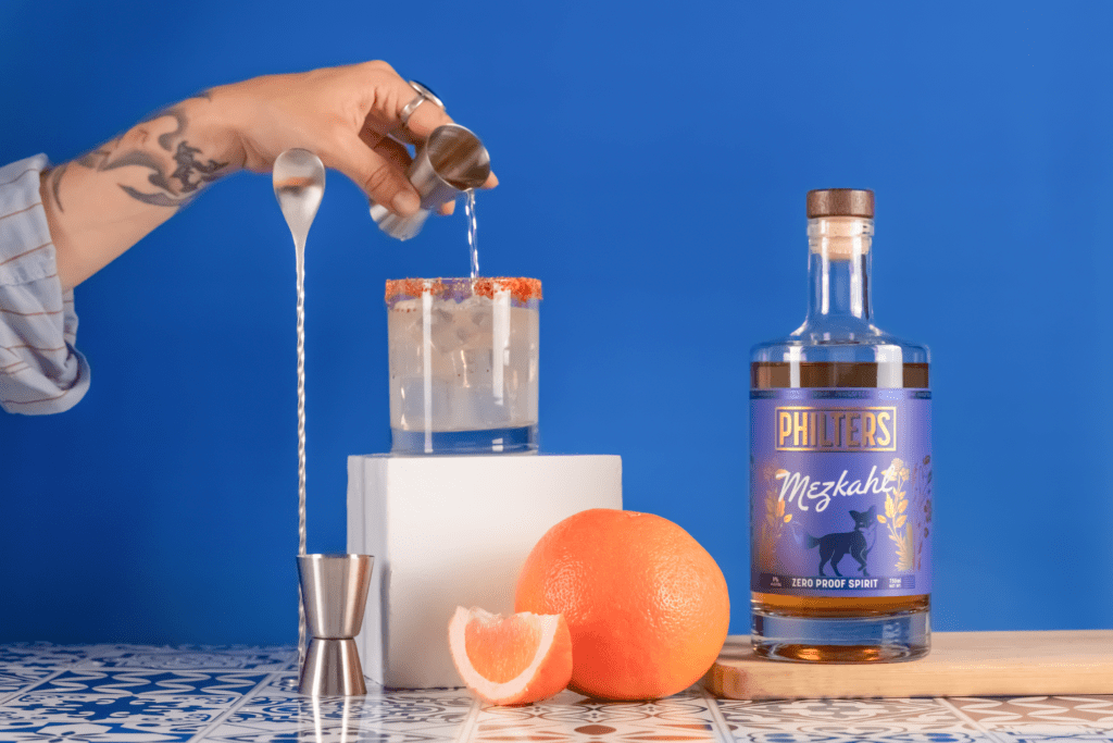 Philters Mezkahl zero proof spirit (Photo courtesy of Philters)