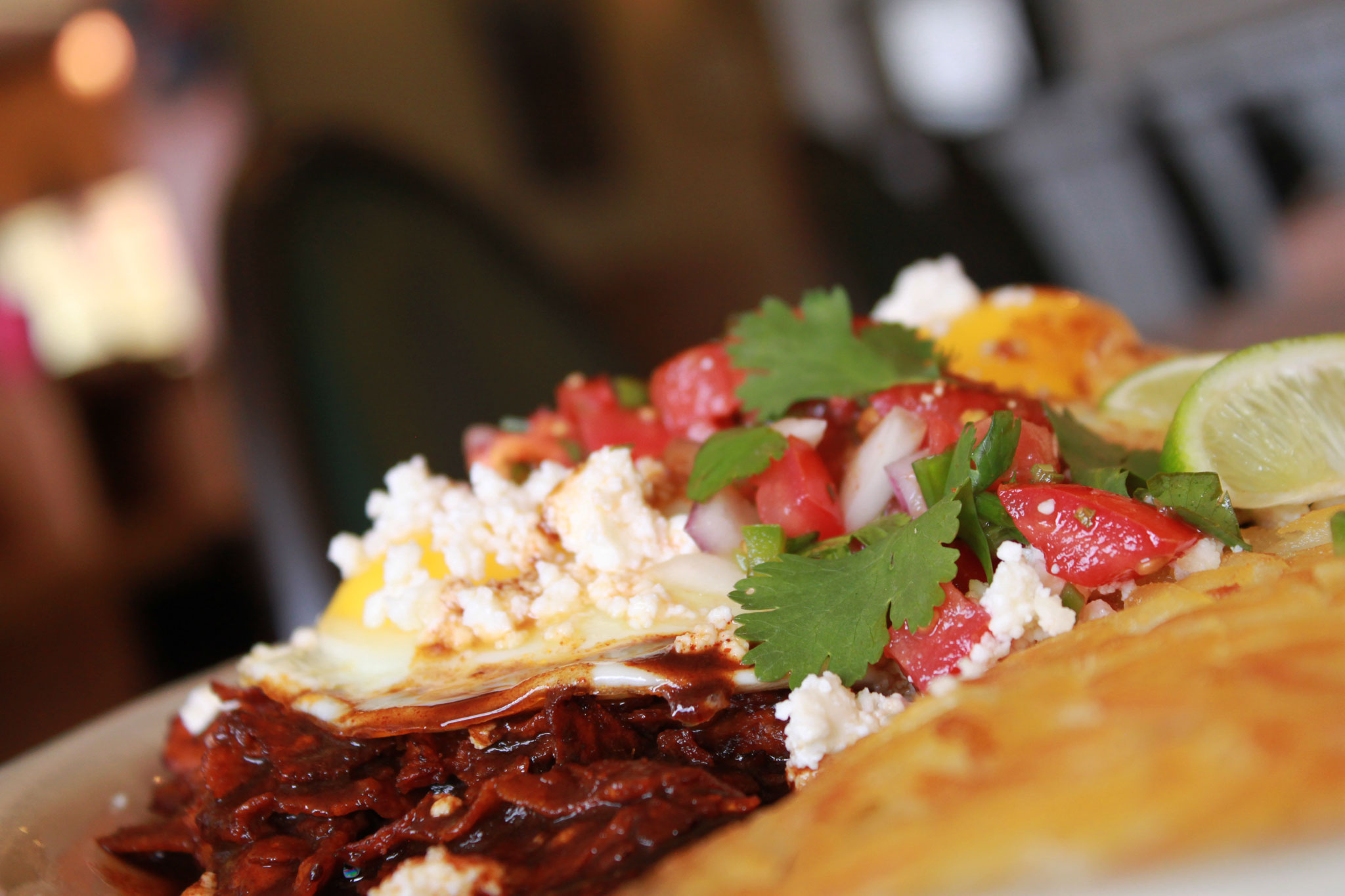 Chilaquiles at Baja Cafe in Tucson