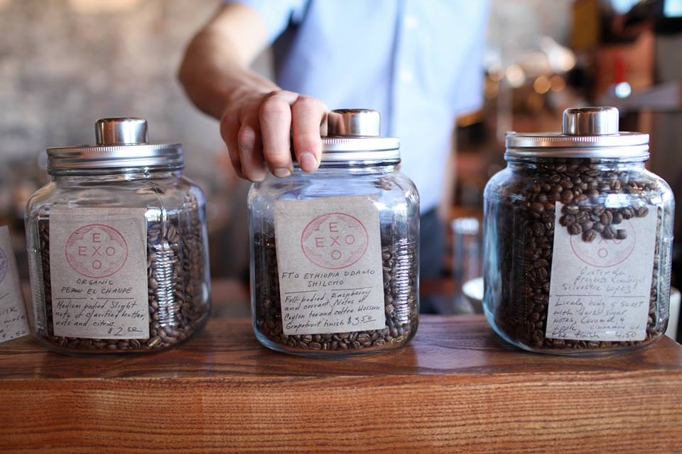 A few fresh beans at exo roast Tucson