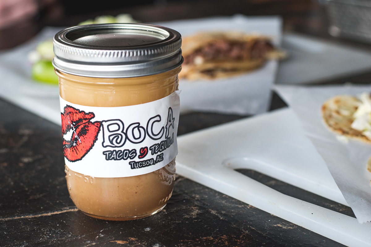 Barrel-aged salsa at BOCA Tacos y Tequila (Credit: Jackie Tran)