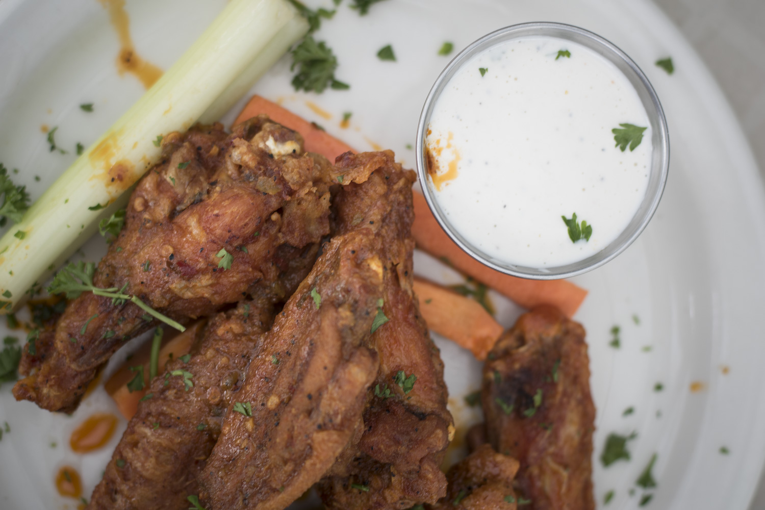 Medium Wings at Rocco's Little Chicago Pizzeria (Credit: Jackie Tran)